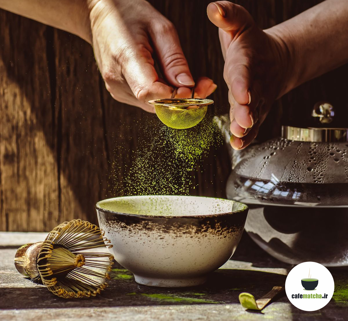 کاسه دم آوری چای ماچا