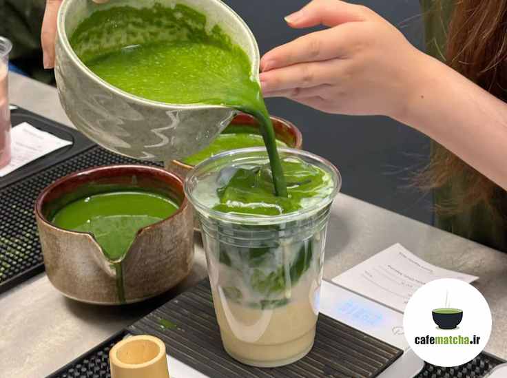 چای ماچا در کافه