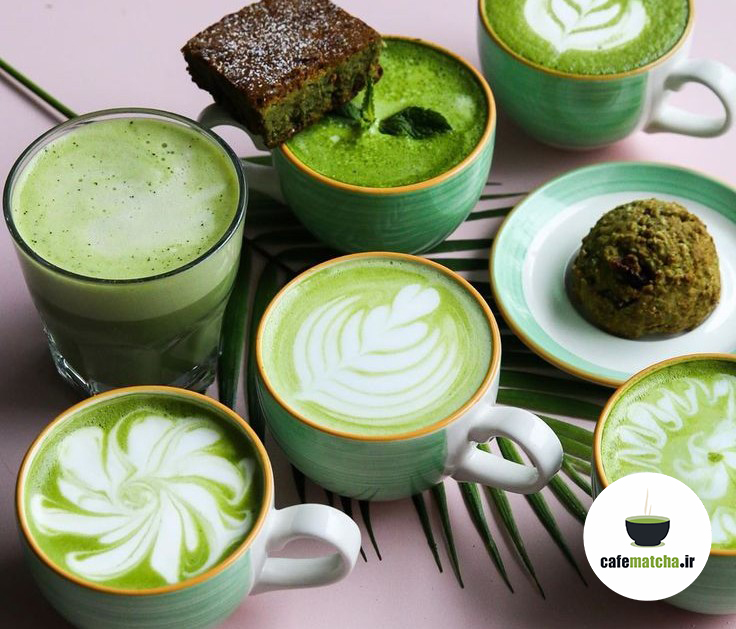 سرو ماچا در کافه